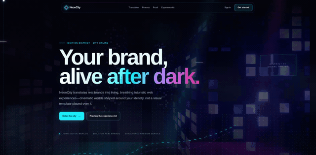 Creative studio website